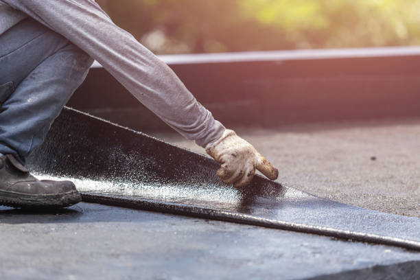 Professional Waterproofing technician working in Dale, WI